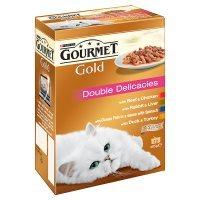 GOURMET Gold Adult Cat Double Delicacies Wet Food Can