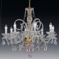 Golden VENEZIA 3 crystal chandelier