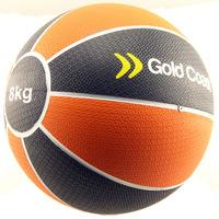 Gold Coast 8kg Heavy Duty Rubber Medicine Ball