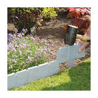 Grey Pack of 10 Cobbled Stone Edging