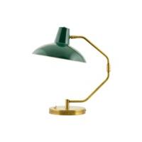 Green & Brass Lamp