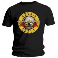 Guns N Roses Classic Logo Mens Black T Shirt X Large