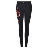 GUCCI Snake Skinny Jeans