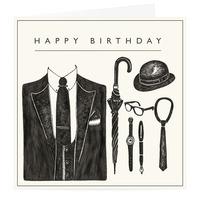 Happy Birthday Dapper Card