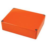 Hammond 1590XXOR Aluminium 'Stomp Box' Enclosure Orange (145 x 121...