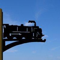 HANGING BASKET BRACKET in Train Design