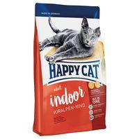 Happy Cat Indoor Adult Beef Dry Food - Economy Pack: 2 x 4kg