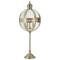 Hampstead Table Lamp Iron Glass Nickel Finish