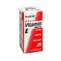 Health Aid Vitamin E 1000iu Natural 100 capsule (1 x 100 capsule)