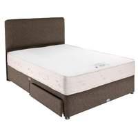 Healthbeds Hypoallergenic Luxury Coil Sprung Divan Set 2 Drawer Single