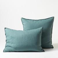 HELM Single Pillowcase In Faded Hemp Fabric