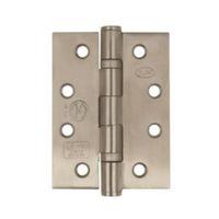 Heavy Duty Satin Effect Stainless Steel Butt Hinge  Pack of 3