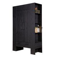 HIDDE SCANDINAVIAN STORAGE CABINET in Black