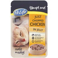 Hilife Tempt Me! Pouch Just Chopped Chicken Jelly Adult Cat Food