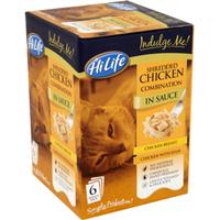 Hilife Indulge Me! Pouch Shredded Chicken Combi In Sauce Adult Cat Food