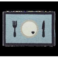 Howler & Scratch Bon Appétit Pet Mat - Blue