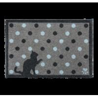 Howler & Scratch Pet Mat - Polka Dot Cat