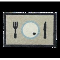 Howler & Scratch Bon Appétit Pet Mat - Cream