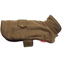 House Of Paws Brown Tweed Dog Coat