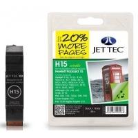 HP15 C6615D Black Remanufactured Ink Cartridge by JetTec  H15