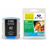 HP82C C4911A Cyan Remanufactured Ink Cartridge by JetTec  H82C