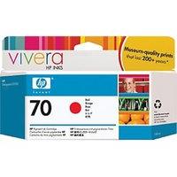 *HP 70 130ml Red Ink Cartridge with Vivera ink