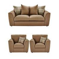 Hudson Three SeaterSofa plus Two Chairs