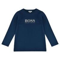 HUGO BOSS Children Boys Logo Long Sleeve T Shirt