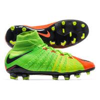 Hypervenom Phantom III Dynamic Fit Kids FG Football Boots