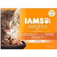 Iams Delights Land Collection In Gravy Adult Cat Food