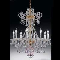 Impressive QUEEN 6 crystal chandelier