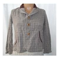 Impragnol Small Grey Checked Real Wool Blazer