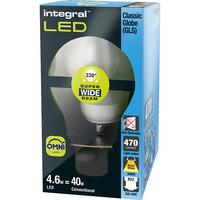 Integral 5.5W B22 Non-Dimmable Classic Globe Omni-Lamp - Warm White