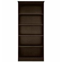 Ivory Bookcase Dark Oak