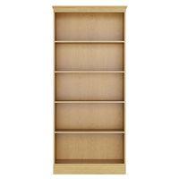 Ivory Bookcase Oak