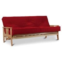 Java 3 Seater Futon Charlotte Red