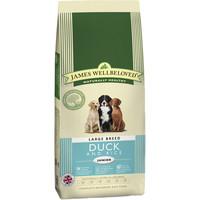 James Wellbeloved Duck & Rice Junior Large Breed  dog Food