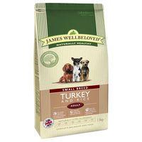 James Wellbeloved Adult Small Breed - Turkey & Rice - 1.5kg