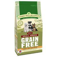 James Wellbeloved Adult Small Breed Grain Free - Turkey & Veg - 1.5kg