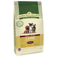 James Wellbeloved Adult Small Breed - Lamb & Rice - 1.5kg