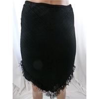 Jane Norman Small Black Handkerchief Skirt