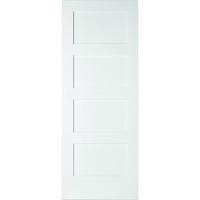 Jeld-Wen Shaker 4 Panel Primed Stile and Rail Internal Door 2032x813x44mm