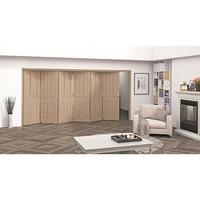 Jeld-Wen Oregon Oak 4 Panel Fold Sliding Internal Door 2047x4227x35mm 6+0