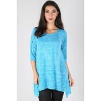 Kate Burn Out Effect Hanky Hem Top