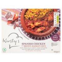 Kirstys Spanish chicken with brown rice