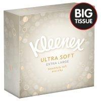 Kleenex Ultrasoft Mansize Tissues, compact box