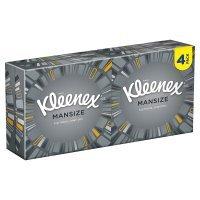 Kleenex Mansize Tissues, compact box quad pack