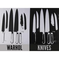 Knives, c.1981-82 (silver & black) by Andy Warhol