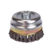 Knot Cup Brush 125mm M14 x 0.50 Steel Wire