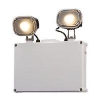 KnightsBridge IP65 Twin 3W LED Spot Emergency Light